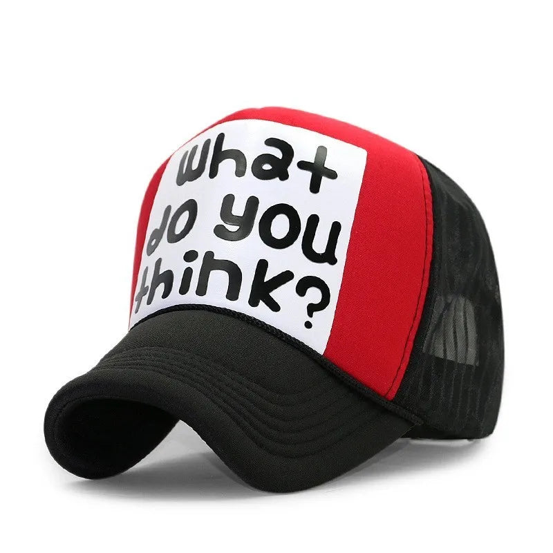 Wholesale Adult Summer Sun Hats Men Cool Hiphop Punk Rock Truck Cap Women Fashion Mesh Baseball Caps