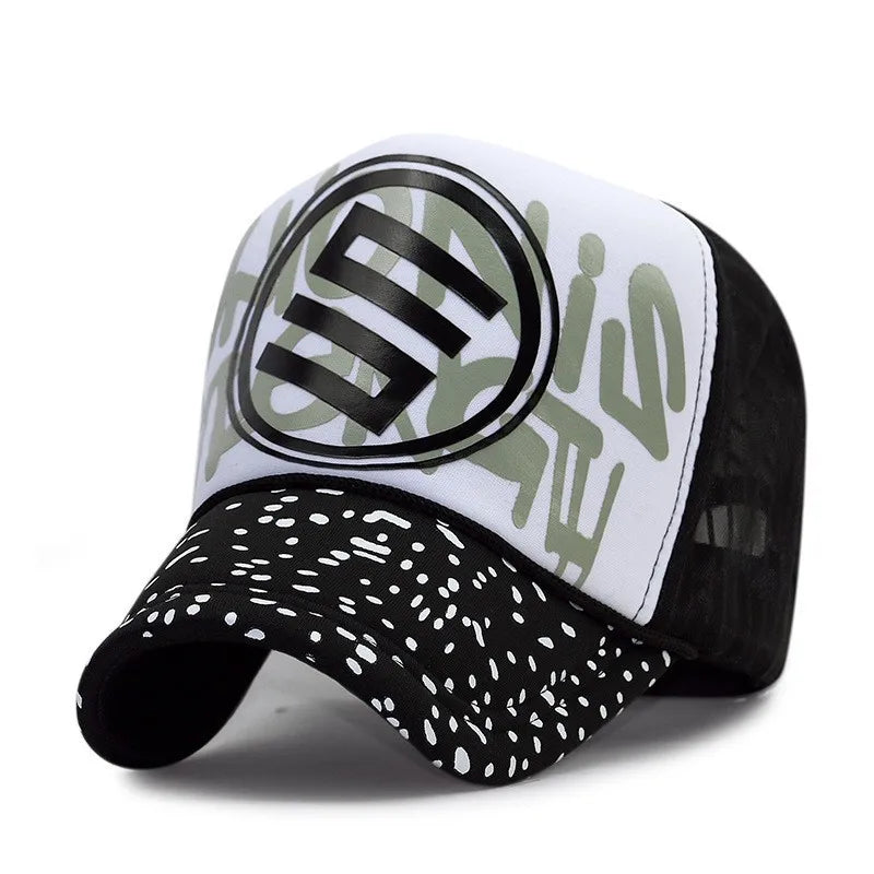 Wholesale Adult Summer Sun Hats Men Cool Hiphop Punk Rock Truck Cap Women Fashion Mesh Baseball Caps