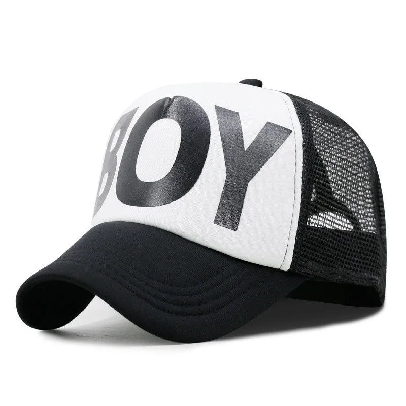 Wholesale Adult Summer Sun Hats Men Cool Hiphop Punk Rock Truck Cap Women Fashion Mesh Baseball Caps