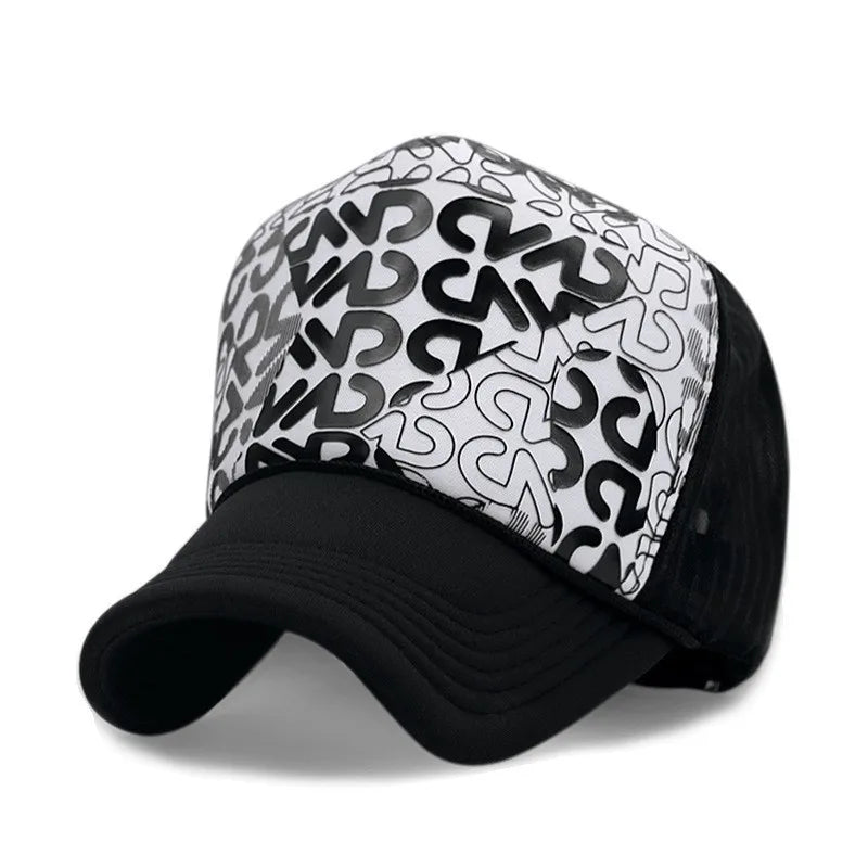 Wholesale Adult Summer Sun Hats Men Cool Hiphop Punk Rock Truck Cap Women Fashion Mesh Baseball Caps