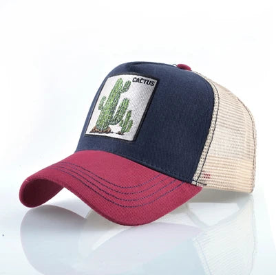 TQMSMY Summer Baseball Cap Animal Embroidery Cactus Cotton Trucker Hats For Men Women Gorras hats Casual Caps Casquette DHXRZ