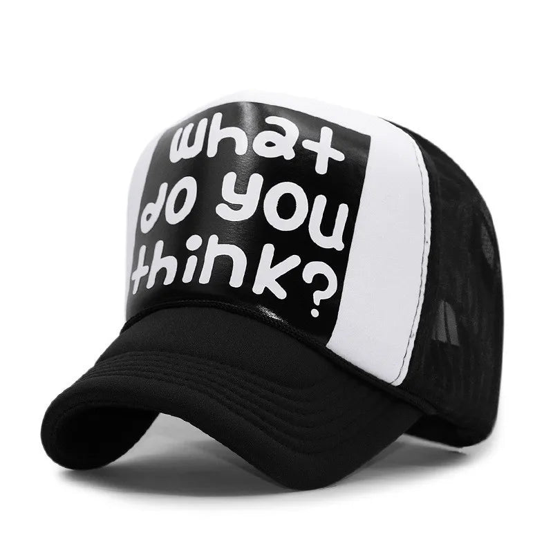 Wholesale Adult Summer Sun Hats Men Cool Hiphop Punk Rock Truck Cap Women Fashion Mesh Baseball Caps