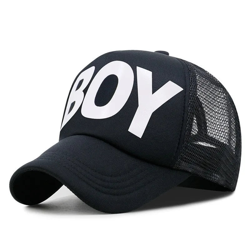 Wholesale Adult Summer Sun Hats Men Cool Hiphop Punk Rock Truck Cap Women Fashion Mesh Baseball Caps