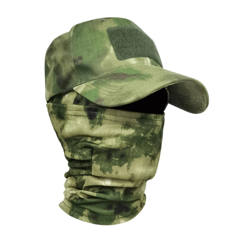 Camo Baseball Caps Sunscreen Breathable Camouflage Balaclava Hat Outdoor Fishing Hiking Hunting Sports Cap Sunscreen Caps