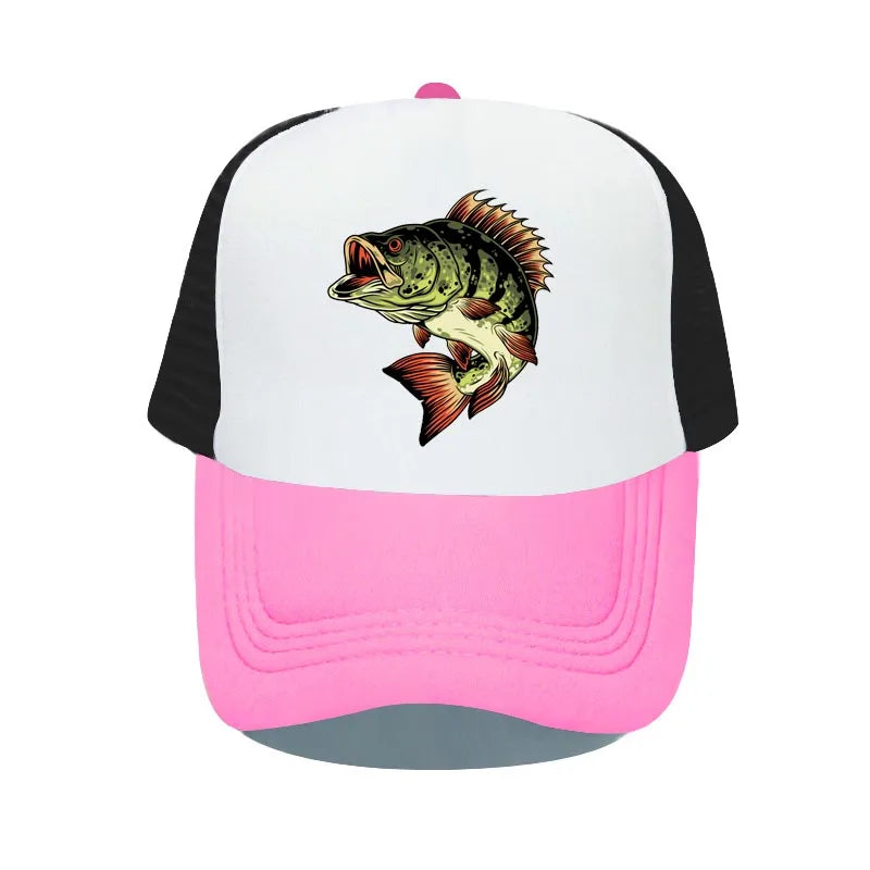 Bass Shark Fishing Deer Hunting Baseball Cap Bass-Pro Outdoor Sun Visor Snapback Hat Adult Green Fisherman Trucker Hats YP025