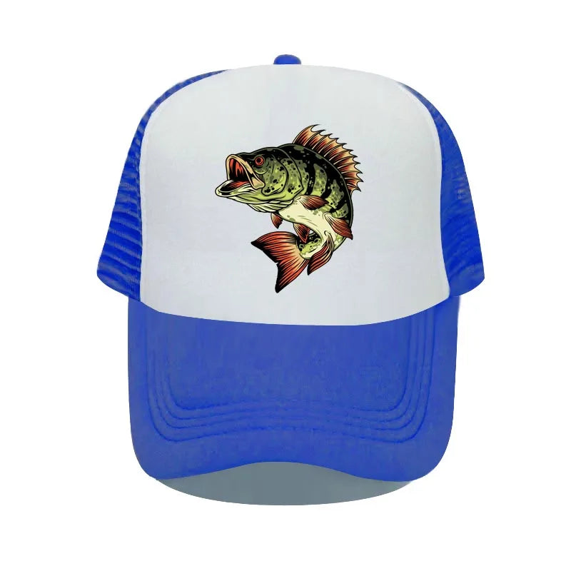 Bass Shark Fishing Deer Hunting Baseball Cap Bass-Pro Outdoor Sun Visor Snapback Hat Adult Green Fisherman Trucker Hats YP025