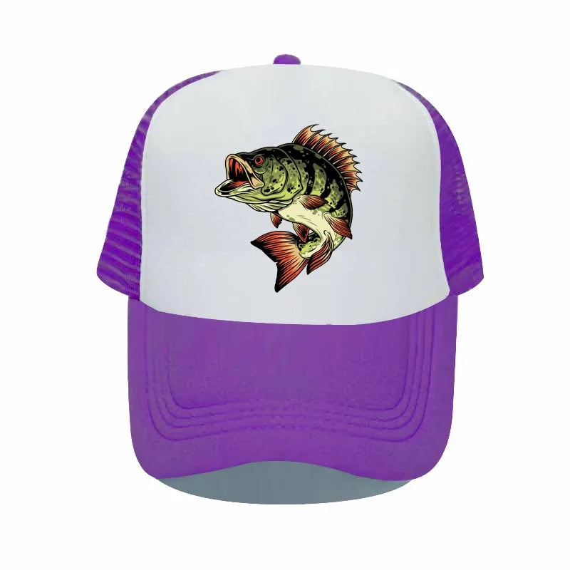 Bass Shark Fishing Deer Hunting Baseball Cap Bass-Pro Outdoor Sun Visor Snapback Hat Adult Green Fisherman Trucker Hats YP025