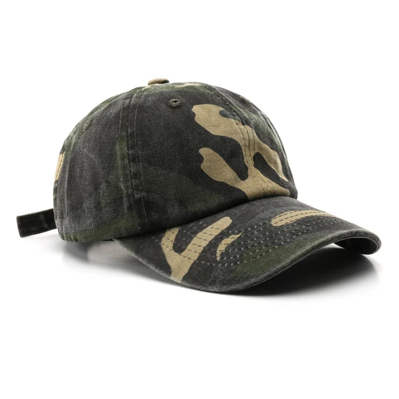 2023 New Fashion Baseball Cap Men Women Letter Label Adjustable Outdoor Breathable Shadow Casual Quality Cotton Camouflage Cap