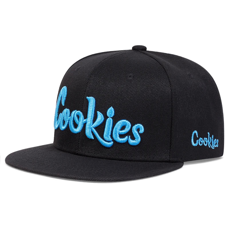 Unisex Cookies Embroidery Hip-hop Hats Spring Autumn Outdoor Adjustable Casual Baseball Caps Sunscreen Hat