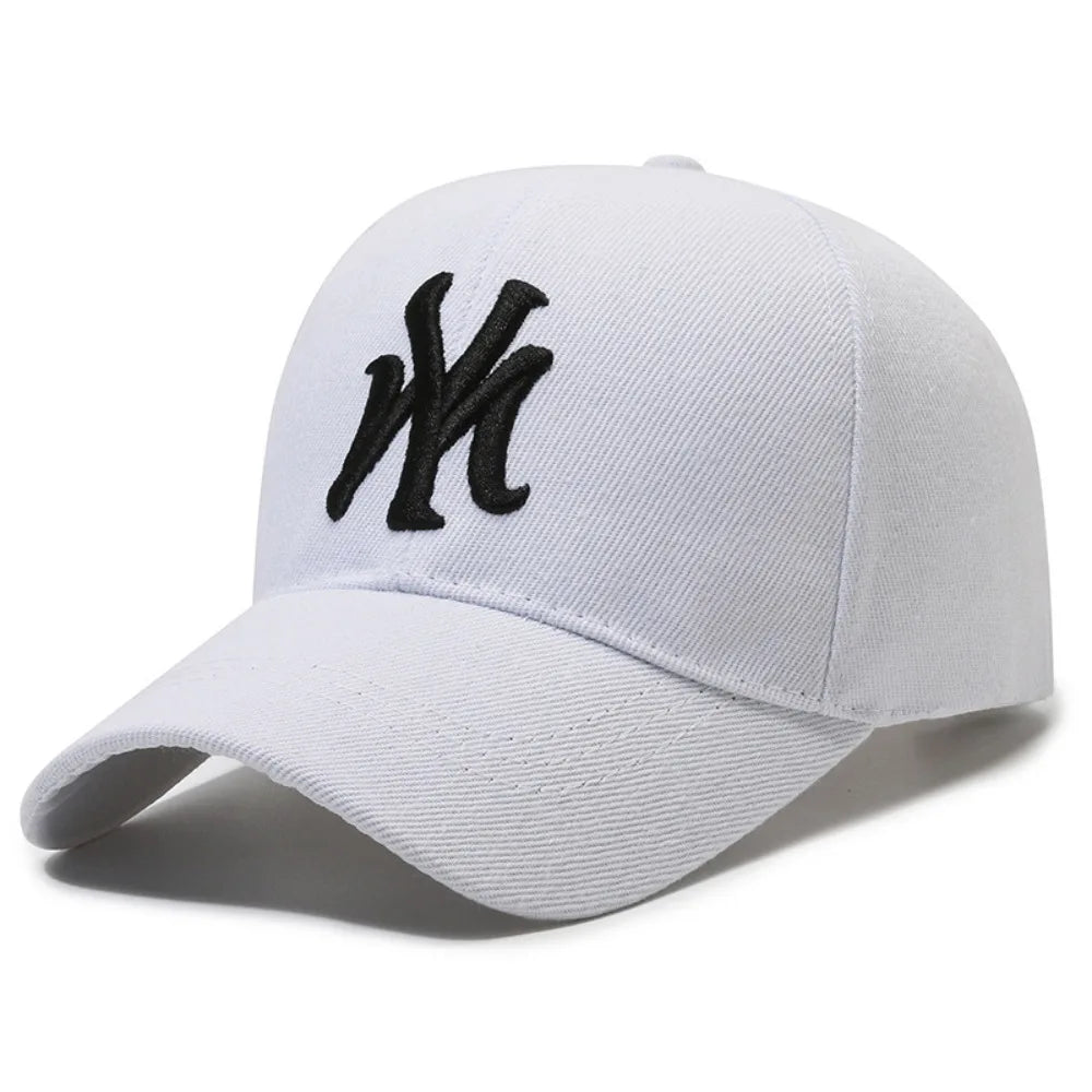 Letter Embroidery Couple Baseball Cap Anti-Sun Adjustable Hip Hop Gorras Breathable Trend Sunscreen and Shading Hat