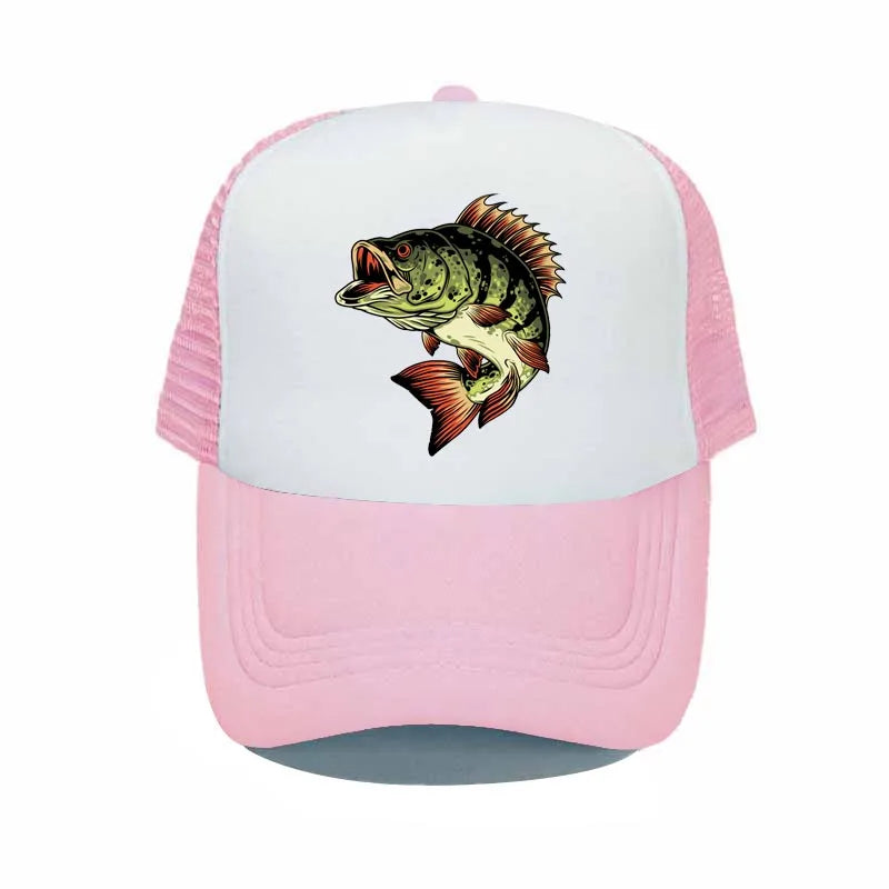 Bass Shark Fishing Deer Hunting Baseball Cap Bass-Pro Outdoor Sun Visor Snapback Hat Adult Green Fisherman Trucker Hats YP025