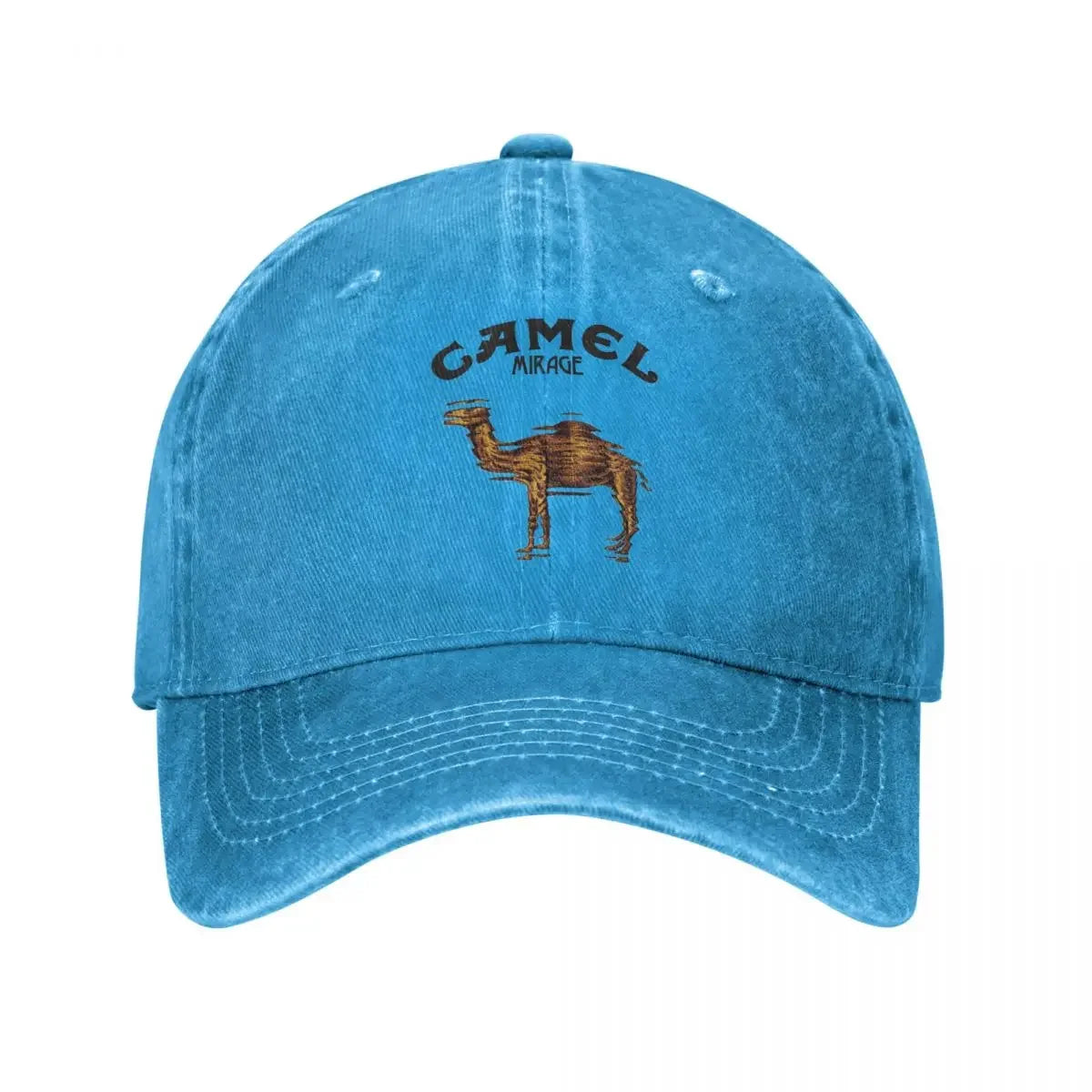 Camel Mirage Band Men Women Baseball Caps Distressed Washed Caps Hat Vintage Outdoor All Seasons Travel Adjustable Fit Sun Cap