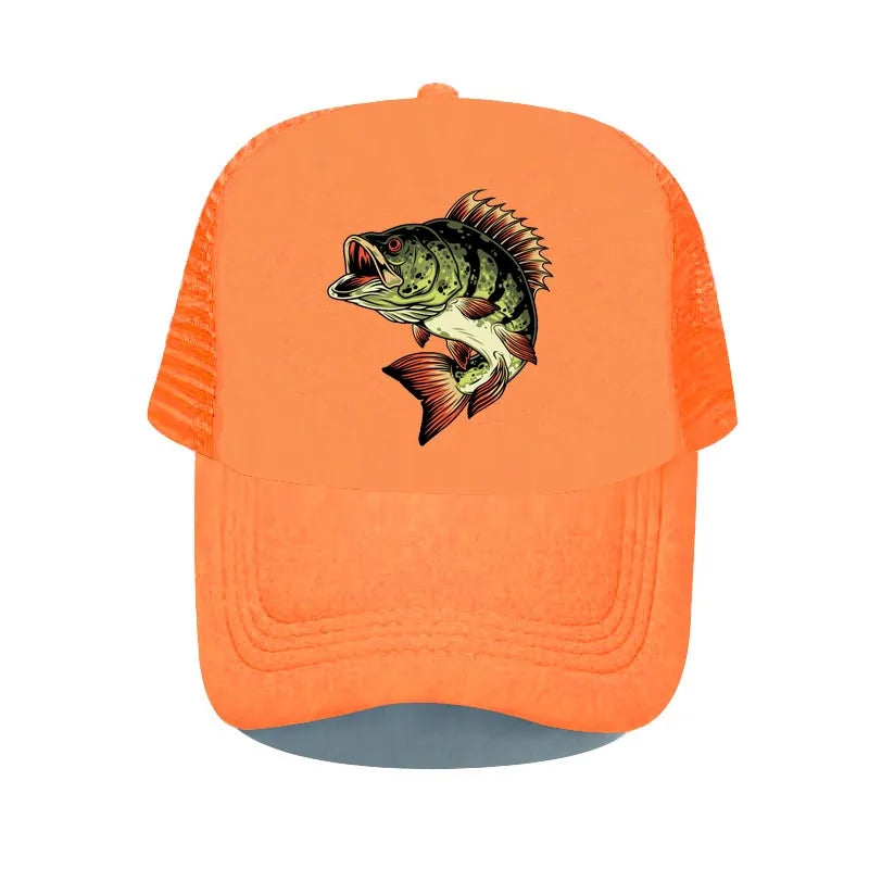 Bass Shark Fishing Deer Hunting Baseball Cap Bass-Pro Outdoor Sun Visor Snapback Hat Adult Green Fisherman Trucker Hats YP025