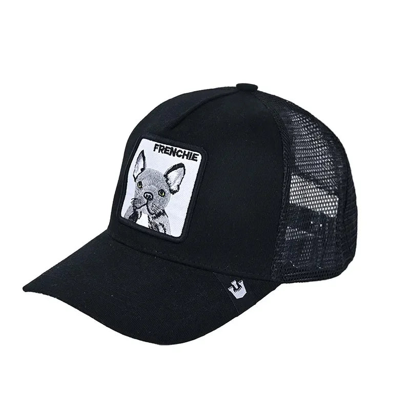 Baseball Caps Men Women Snapback Hip Hop Cap With Fashion Animals Embroidery Summer Breathable Mesh Trucker Caps Streetwear Bone