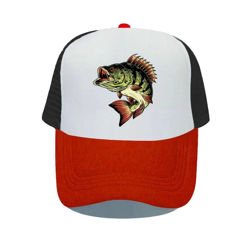 Bass Shark Fishing Deer Hunting Baseball Cap Bass-Pro Outdoor Sun Visor Snapback Hat Adult Green Fisherman Trucker Hats YP025