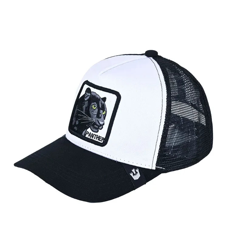 Baseball Caps Men Women Snapback Hip Hop Cap With Fashion Animals Embroidery Summer Breathable Mesh Trucker Caps Streetwear Bone