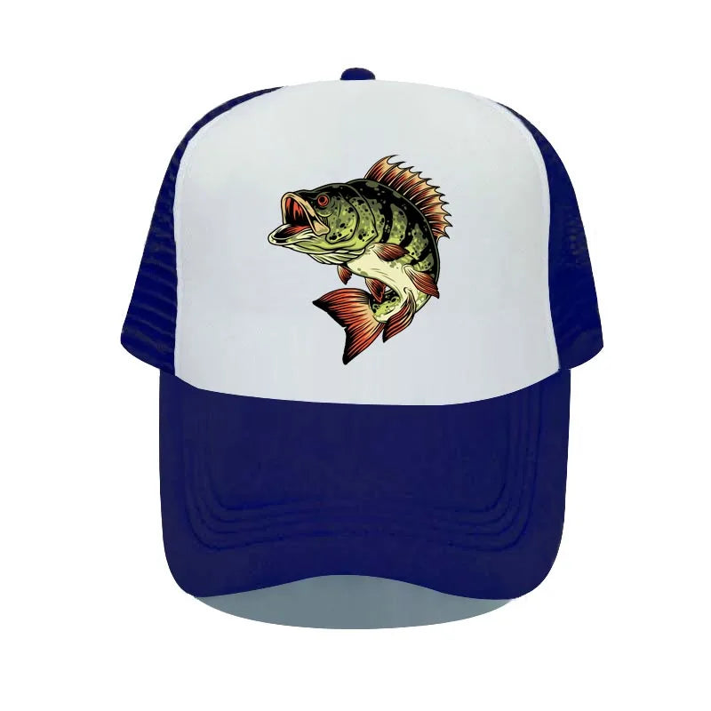 Bass Shark Fishing Deer Hunting Baseball Cap Bass-Pro Outdoor Sun Visor Snapback Hat Adult Green Fisherman Trucker Hats YP025