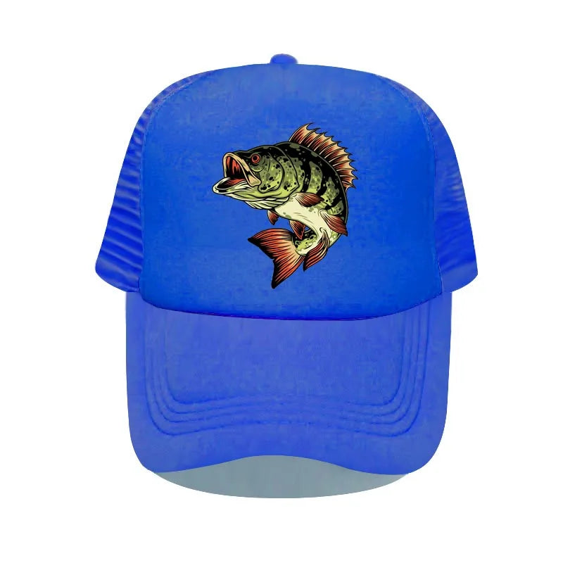 Bass Shark Fishing Deer Hunting Baseball Cap Bass-Pro Outdoor Sun Visor Snapback Hat Adult Green Fisherman Trucker Hats YP025