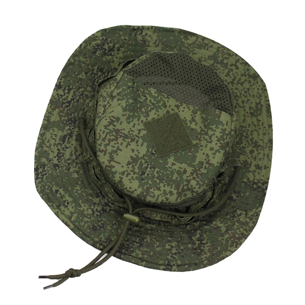 Camouflage Enthusiasts Square Pocket Camo Bonnie Cap US Bucket Benny Hats Multicam Fishing Outdoor Hiking Tactical Sun Caps