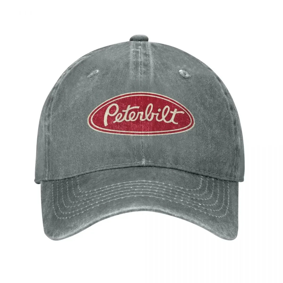 Peterbilt Truck Car Racing Vintage Baseball Cap Vintage Distressed Denim Snapback Hat for Men Women Outdoor Activities Caps Hat