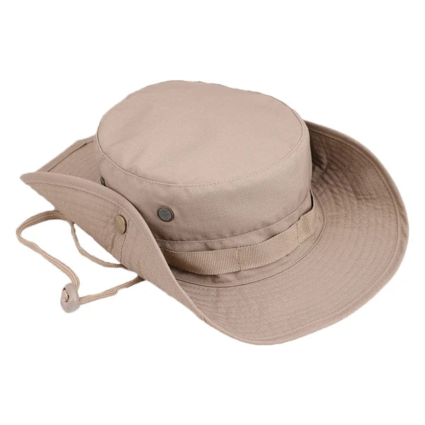 Camouflage Tactical Boonie Hats Camping Climbing Bucket Sniper Hat Men Outdoor Fishing Hiking Cap Sun Protective Boonie Caps