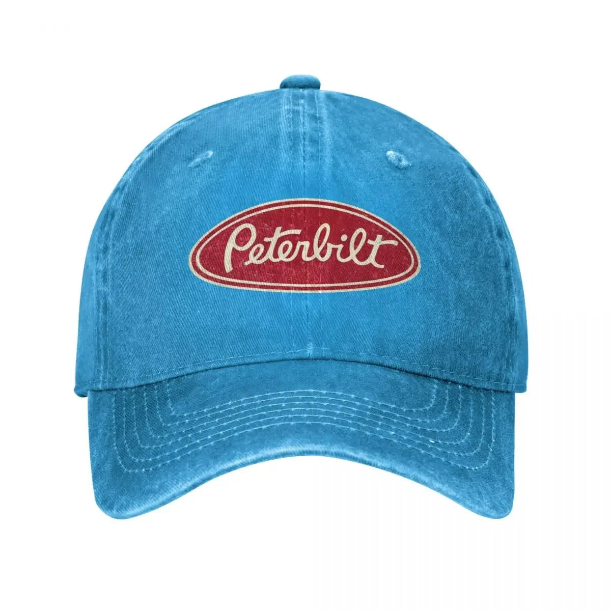 Peterbilt Truck Car Racing Vintage Baseball Cap Vintage Distressed Denim Snapback Hat for Men Women Outdoor Activities Caps Hat