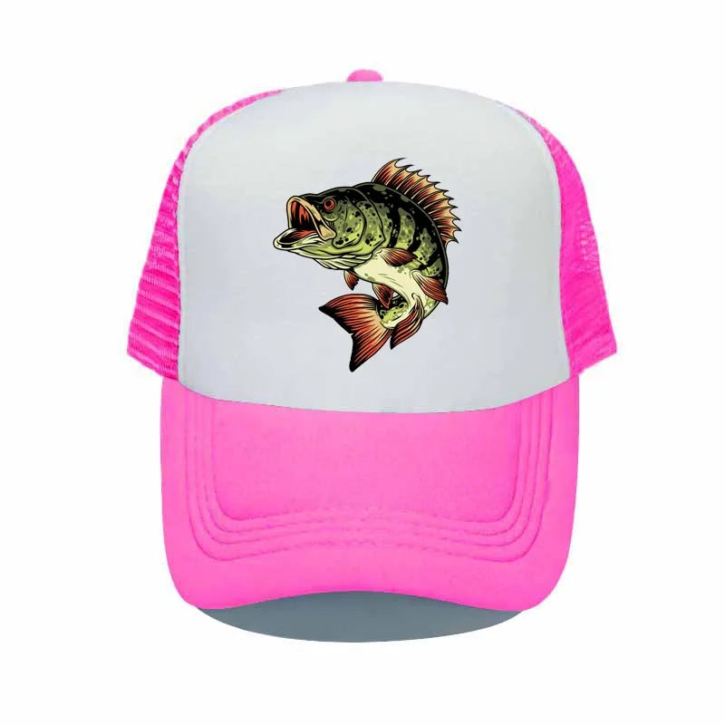 Bass Shark Fishing Deer Hunting Baseball Cap Bass-Pro Outdoor Sun Visor Snapback Hat Adult Green Fisherman Trucker Hats YP025