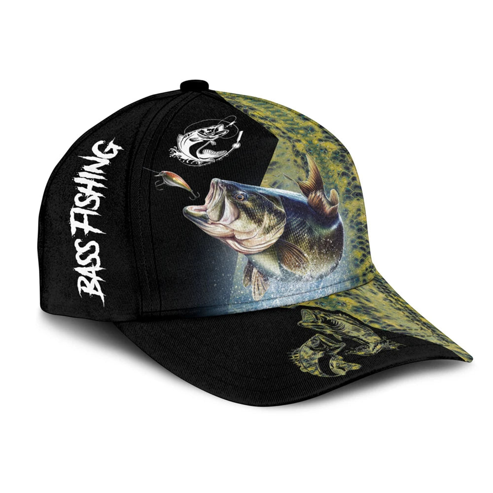 Baseball Cap Love Walleye Bass Carp Fishing Printed Snapback Hats Men Women Adult Hip Hop Headwear Outdoor Casual Sun Visor