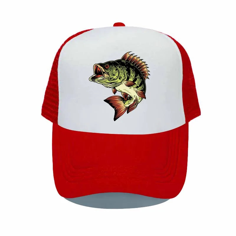 Bass Shark Fishing Deer Hunting Baseball Cap Bass-Pro Outdoor Sun Visor Snapback Hat Adult Green Fisherman Trucker Hats YP025