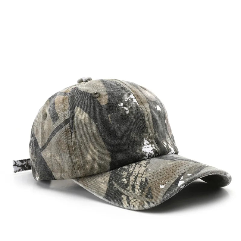 2023 New Fashion Baseball Cap Men Women Letter Label Adjustable Outdoor Breathable Shadow Casual Quality Cotton Camouflage Cap