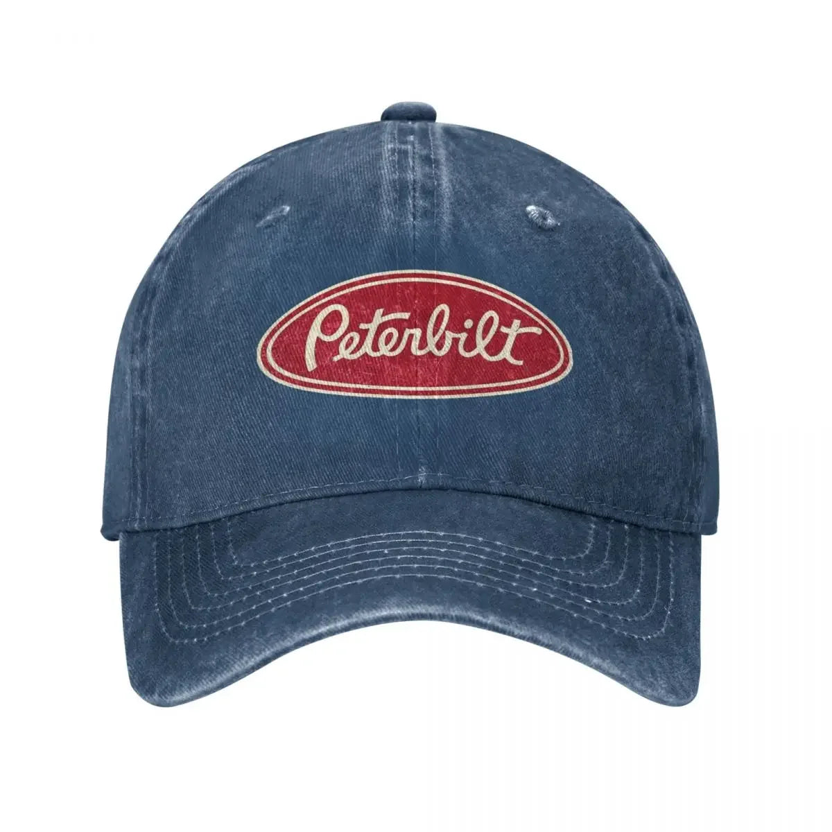 Peterbilt Truck Car Racing Vintage Baseball Cap Vintage Distressed Denim Snapback Hat for Men Women Outdoor Activities Caps Hat