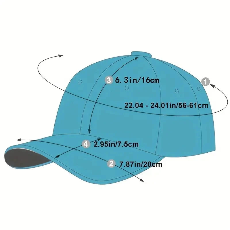 Vintage Washable Cowboy Baseball Cap Embroidery Snapback Hat for Men Women Worn Out Hip Hop Caps Adjustable Solid Cotton Sun Hat