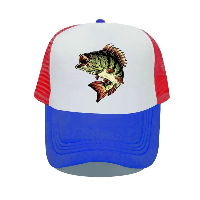 Bass Shark Fishing Deer Hunting Baseball Cap Bass-Pro Outdoor Sun Visor Snapback Hat Adult Green Fisherman Trucker Hats YP025