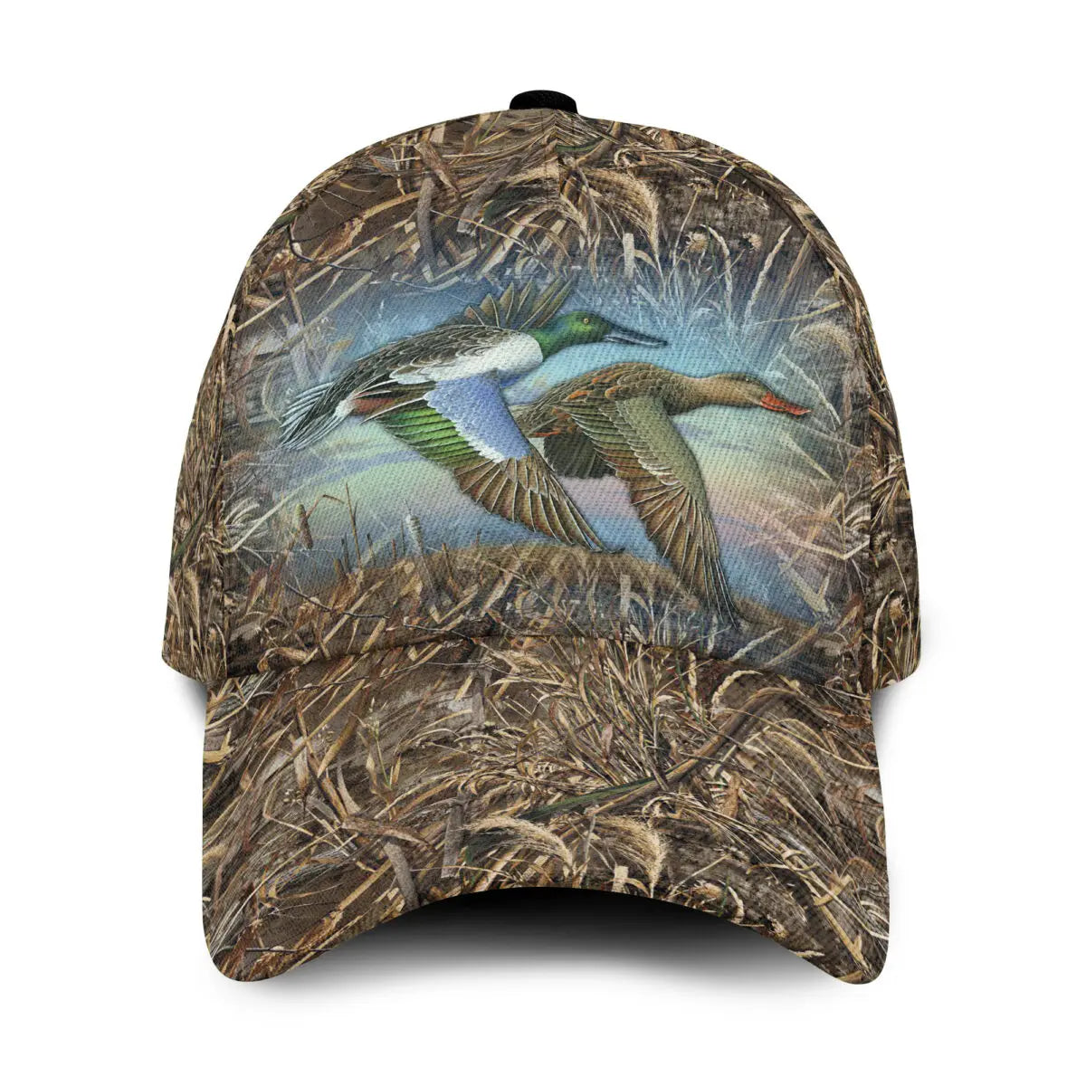 Mallard Birds Wildlife 3D All Over Printed Snapback Hat Men Women Adult Hip Hop Headwear Outdoor Sun Visor Baseball Cap