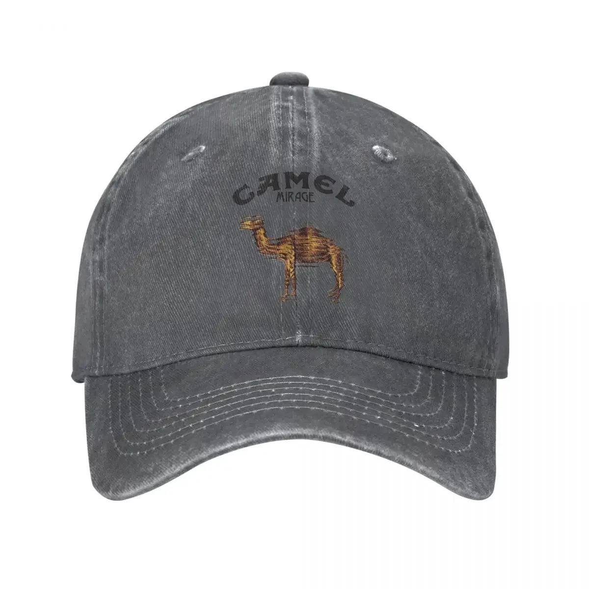 Camel Mirage Band Men Women Baseball Caps Distressed Washed Caps Hat Vintage Outdoor All Seasons Travel Adjustable Fit Sun Cap