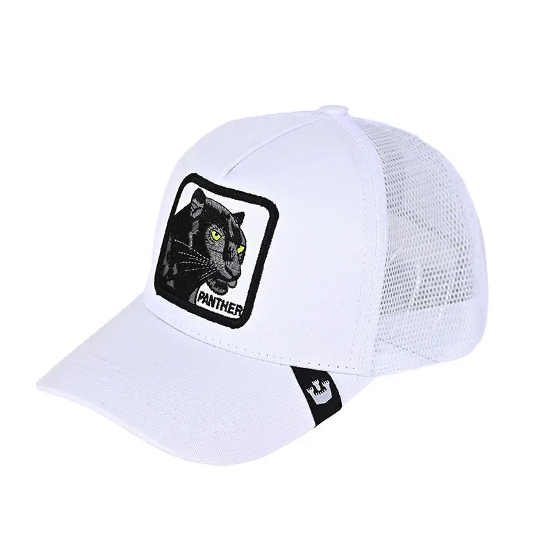 Baseball Caps Men Women Snapback Hip Hop Cap With Fashion Animals Embroidery Summer Breathable Mesh Trucker Caps Streetwear Bone