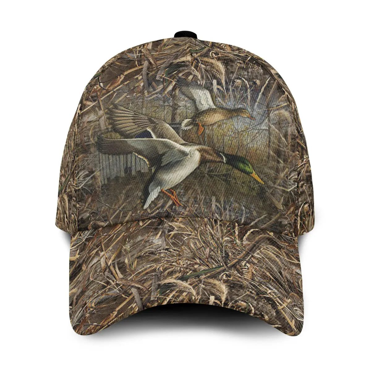 Mallard Birds Wildlife 3D All Over Printed Snapback Hat Men Women Adult Hip Hop Headwear Outdoor Sun Visor Baseball Cap