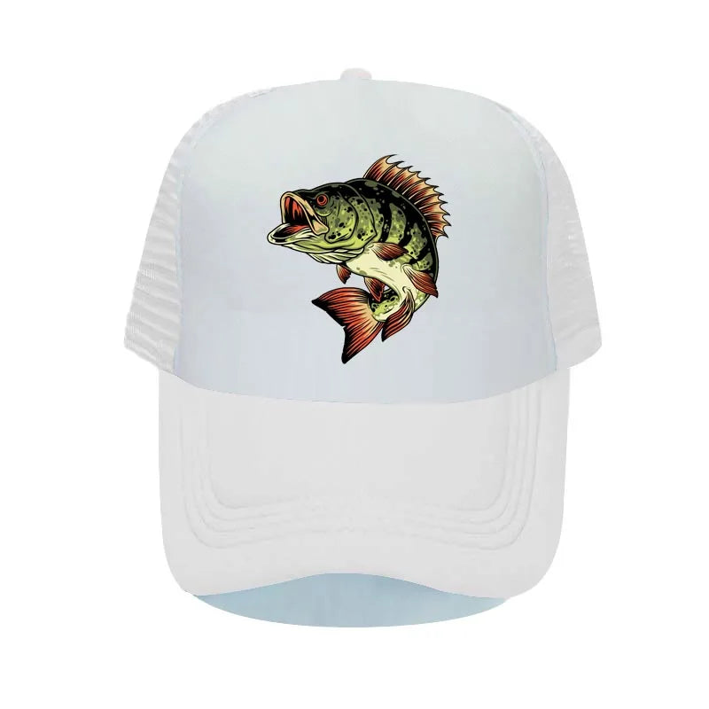 Bass Shark Fishing Deer Hunting Baseball Cap Bass-Pro Outdoor Sun Visor Snapback Hat Adult Green Fisherman Trucker Hats YP025