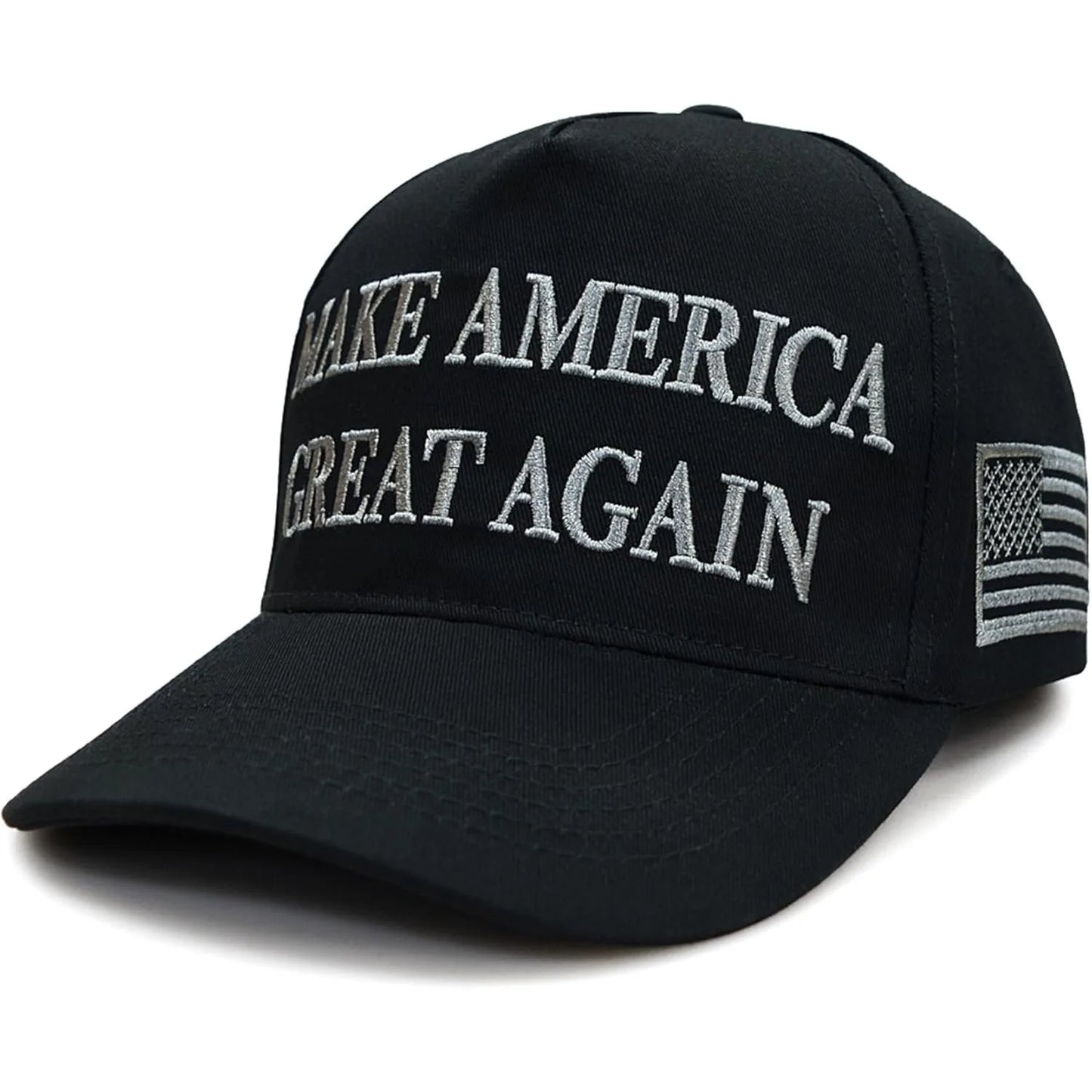 1pc Trump 2024 Make America Great Again Hat Take America Back Hat with USA Flag Embroidery Adjustable Mesh Baseball Cap