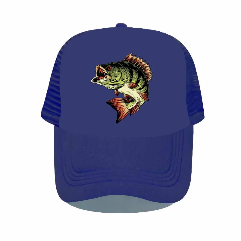 Bass Shark Fishing Deer Hunting Baseball Cap Bass-Pro Outdoor Sun Visor Snapback Hat Adult Green Fisherman Trucker Hats YP025