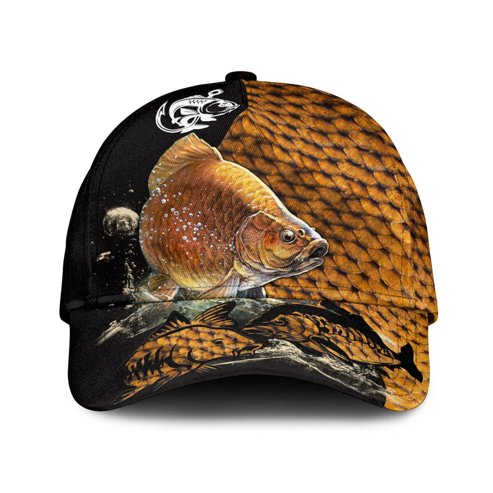 Baseball Cap Love Walleye Bass Carp Fishing Printed Snapback Hats Men Women Adult Hip Hop Headwear Outdoor Casual Sun Visor