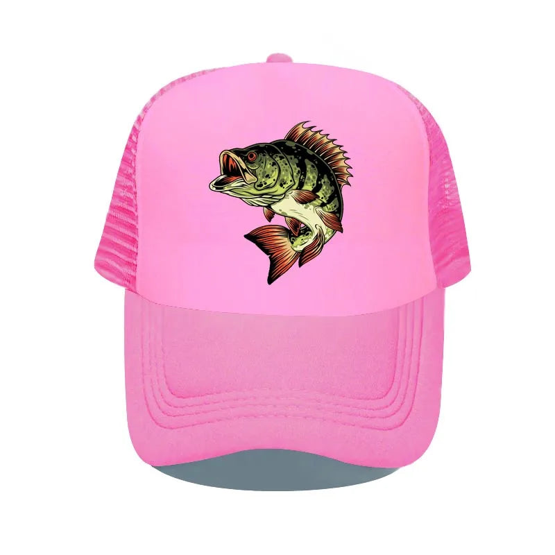 Bass Shark Fishing Deer Hunting Baseball Cap Bass-Pro Outdoor Sun Visor Snapback Hat Adult Green Fisherman Trucker Hats YP025